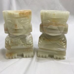 Vintage Marble Figural Bookends